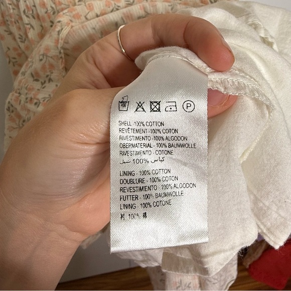 Cleobella - Sadie Mini Dress 100% cotton Floral RTR - Sz Small - Picture 8 of 13